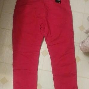 Brand new red bilker style pants